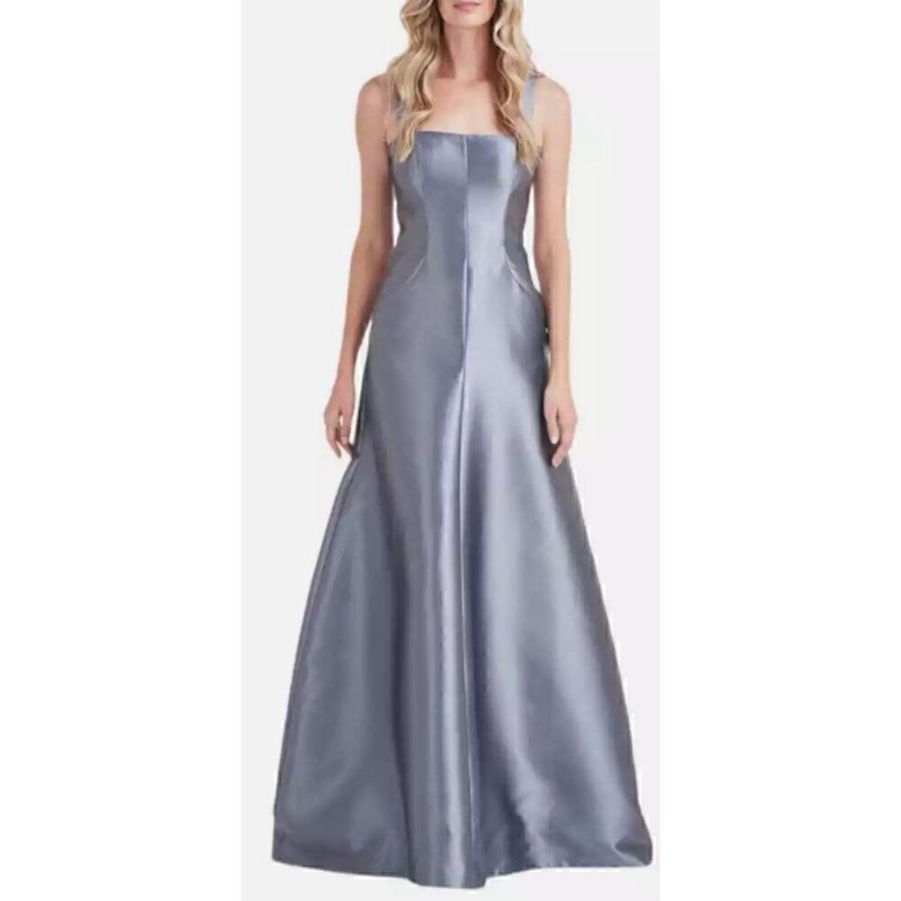 Kay Unger Tatiana Flared Gown in Nile Blue NWOT Size 6